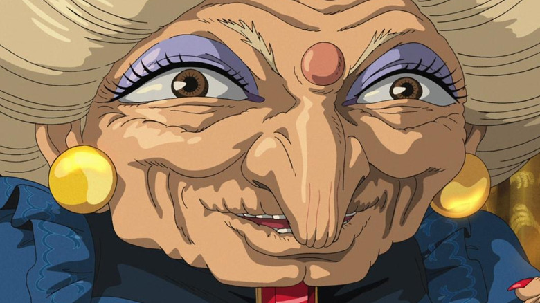 Spirited Away Yubaba close up