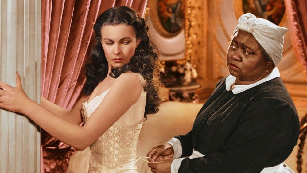 Vivien Leigh and Hattie McDaniel as Scarlett and Mammy in Gone with the Wind