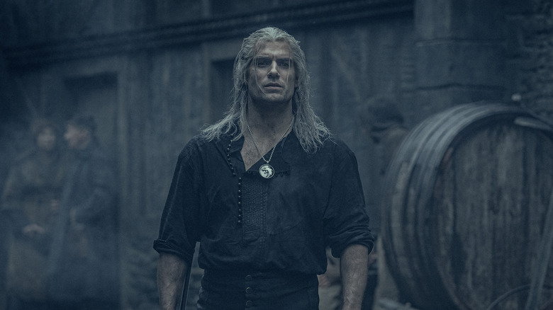 Henry Cavill looking stoic 