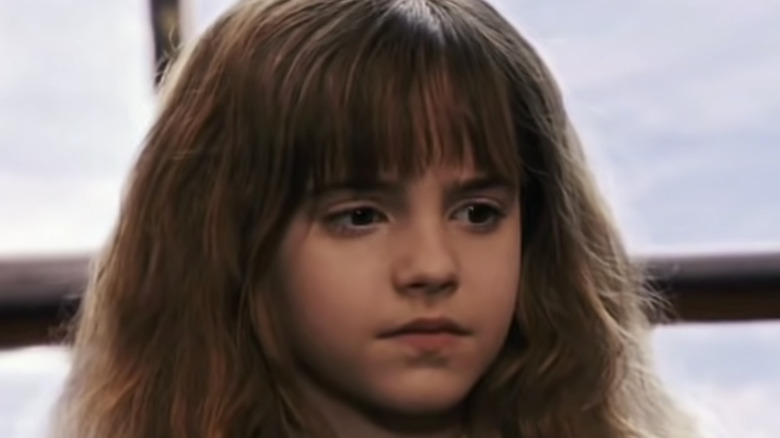 Hermione Granger on the train to Hogwarts
