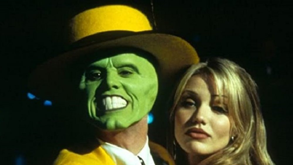 Jim Carrey and Meadow Williams in The Mask