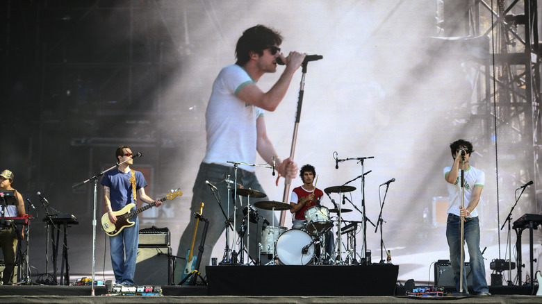 Dylan Minnette and Wallows performing live