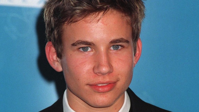 Jonathan Taylor Thomas blue background