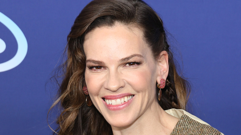 Hilary Swank smiling