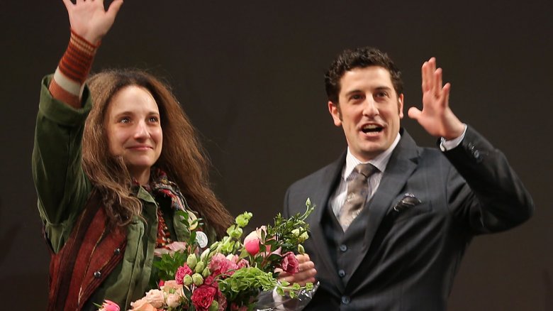 Trace Chimo and Jason Biggs in The Heidi Chronicles