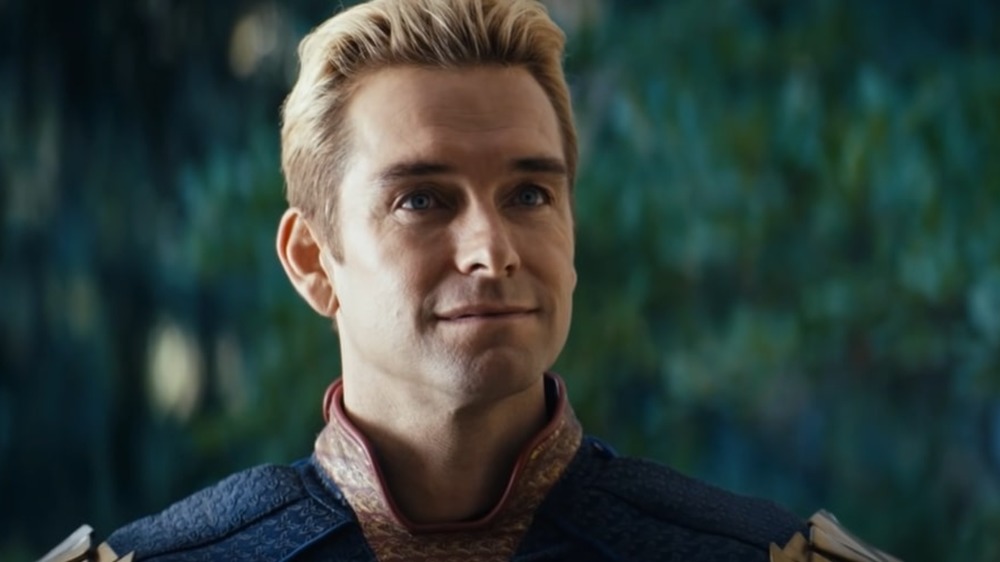 Homelander (Antony Starr) smiling on The Boys