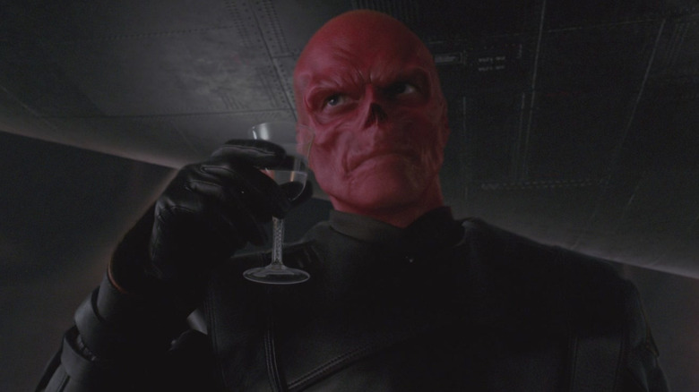 Red Skull giving speech