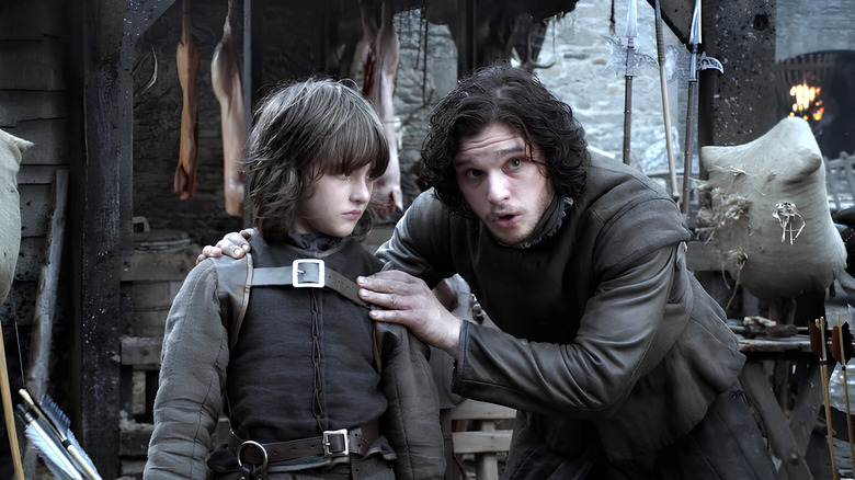 Jon Snow speaks to Bran