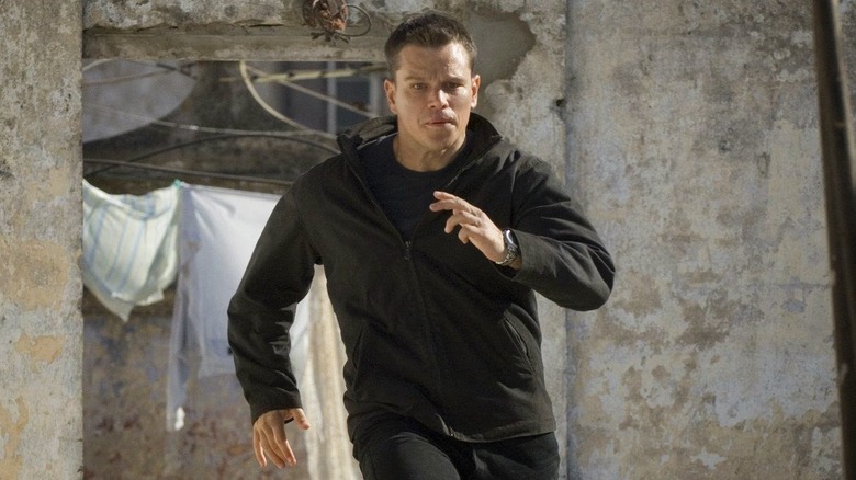 Jason Bourne sprinting