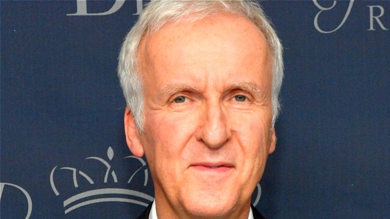 James Cameron smiling at an event