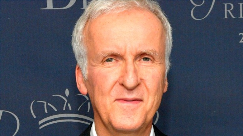 James Cameron smiling at an event