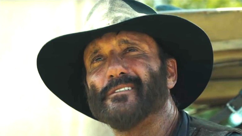 Tim McGraw wearing a cowboy hat as James Dutton in "1883""