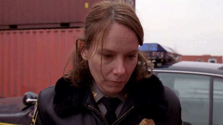 Beadie Russell looks down