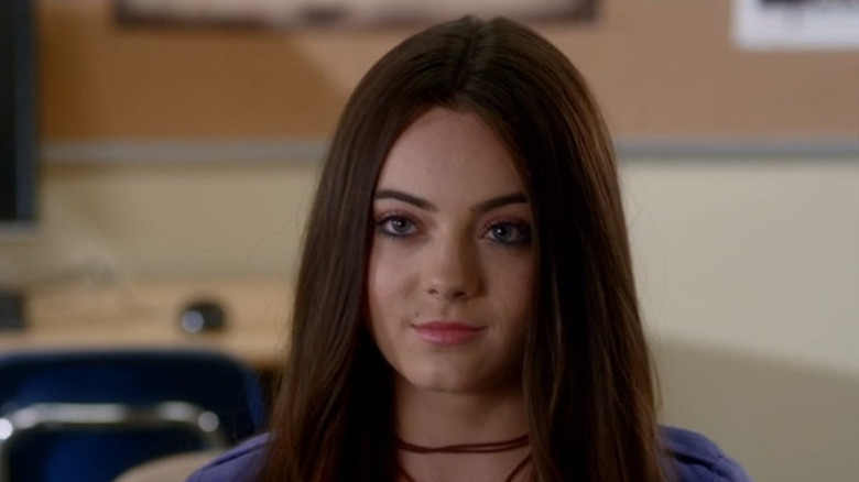 Ava Allan looking devious
