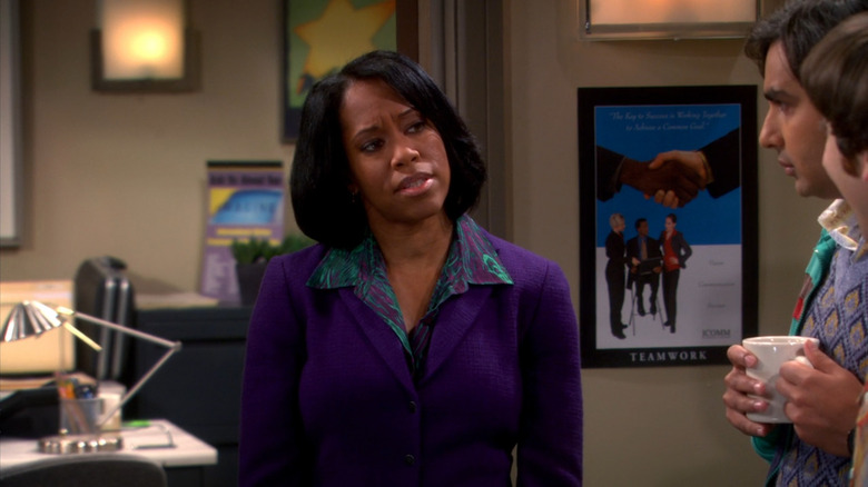 Regina King talking