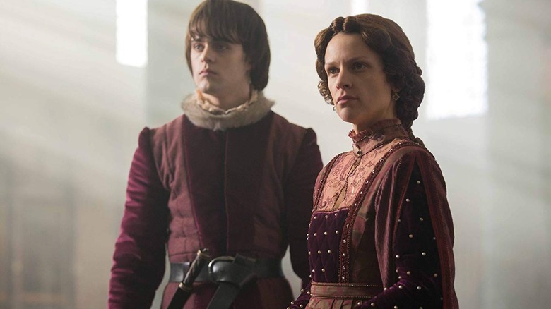 Veerle Baetens and Joey Batey in The White Queen