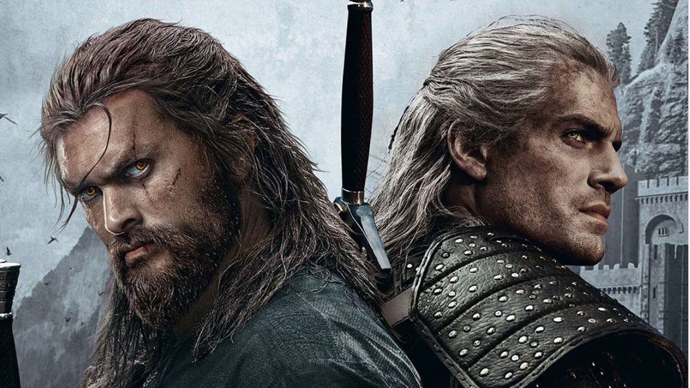 Jason Momoa and Henry Cavill in a The Witcher: Origins fanart