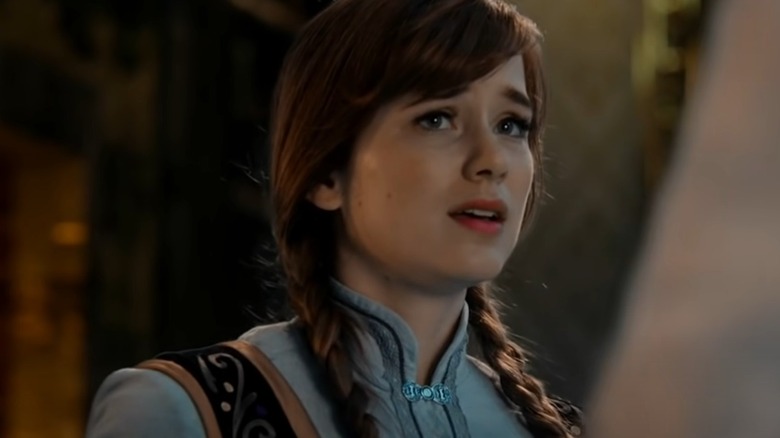 Elizabeth Lail acting as Anna