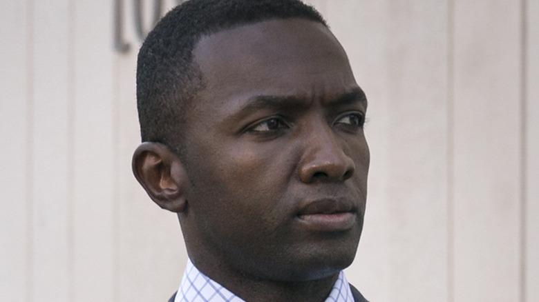 Jamie Hector looking sideways