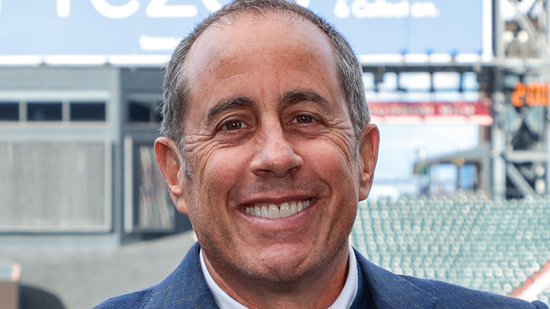 Jerry Seinfeld smiling