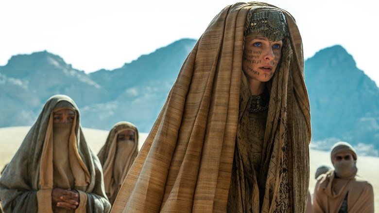 Jessica walking through the desert