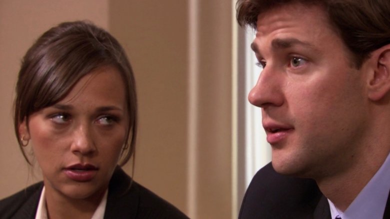 John Krasinski and Rashida Jones in The Office