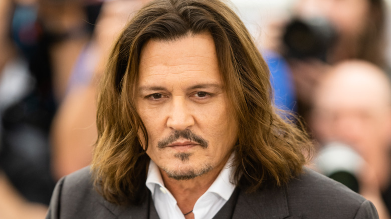Johnny Depp serious