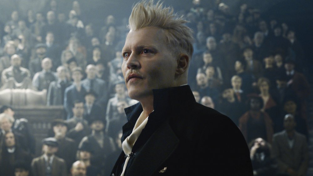 Johnny Depp in Fantastic Beasts: The Crimes of Grindelwald