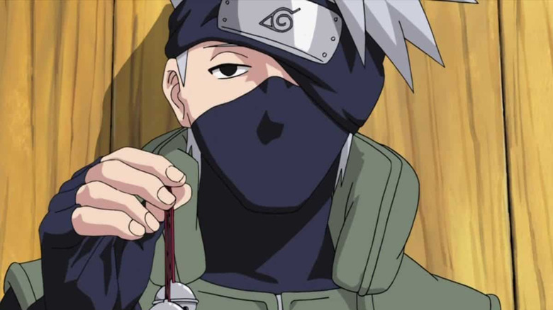 Kakashi holding bells