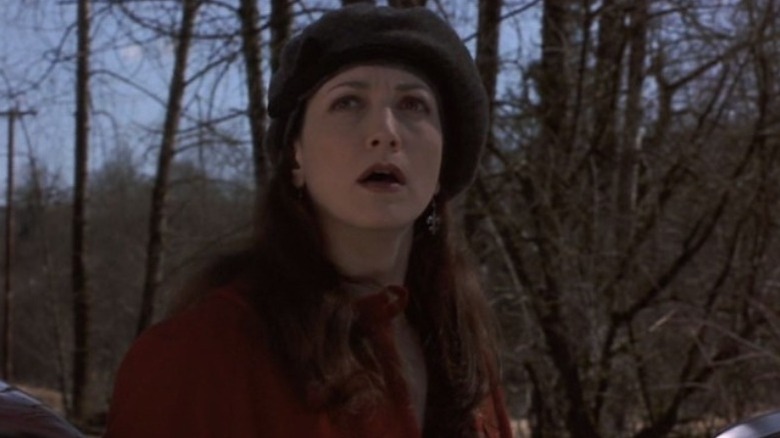 Nora Shepherd looks out into the sky