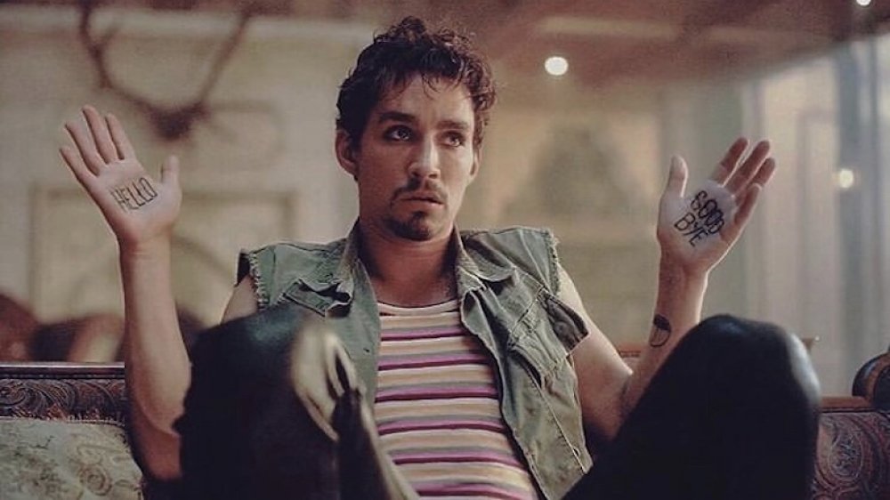 Robert Sheehan as Klaus in The Umbrella Academy