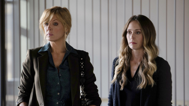 Beth and her assistant glaring