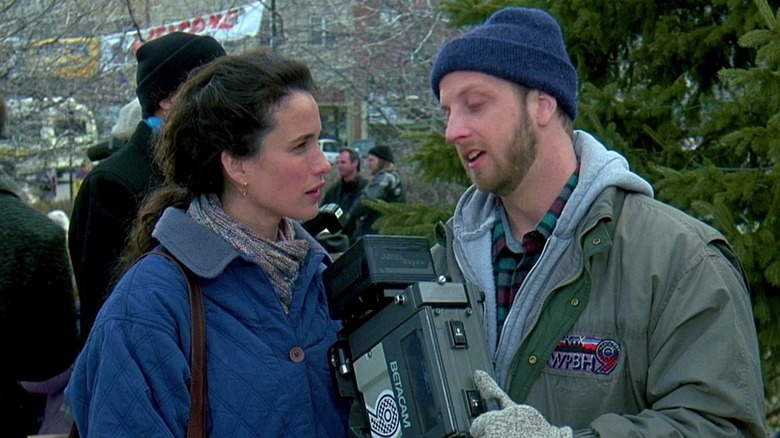 Chris Elliott talks to Andie MacDowell
