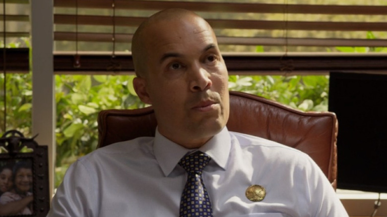 Coby Bell looking unimpressed