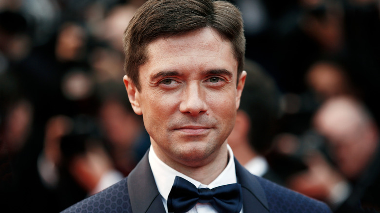 Topher Grace soft smiling