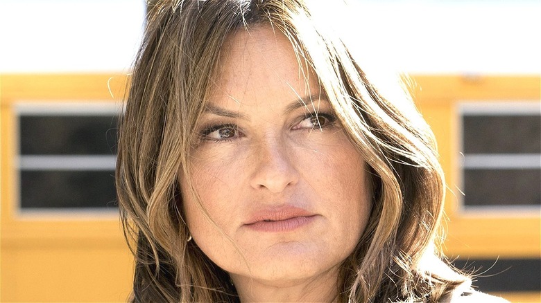 Olivia Benson looking serious