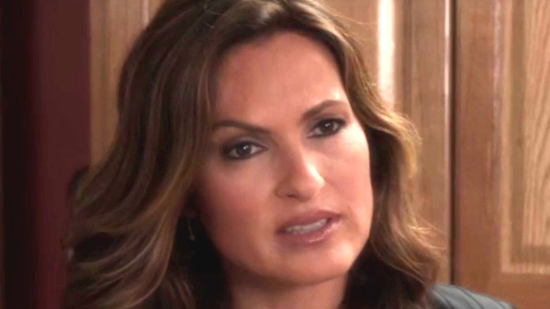 Mariska Hargitay talking on law and order: SVU