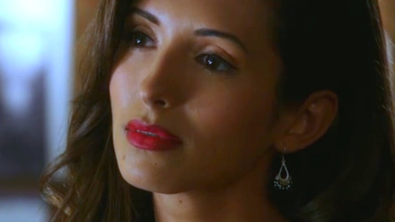 India de Beaufort looking serious