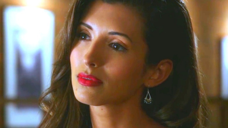 India de Beaufort looking serious
