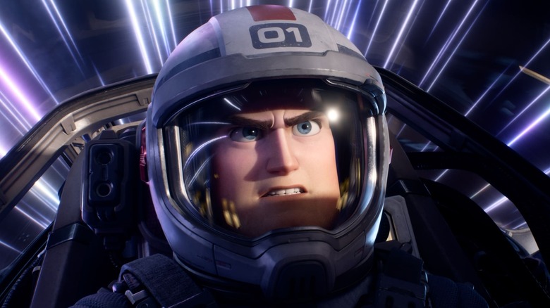 Buzz Lightyear in hyperdrive