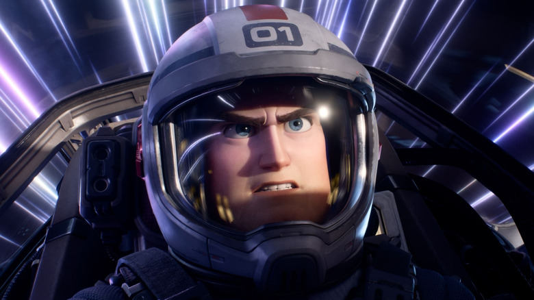 Buzz Lightyear in hyperdrive