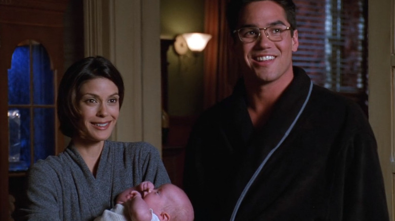 Lois Lane and Clark Kent smiling