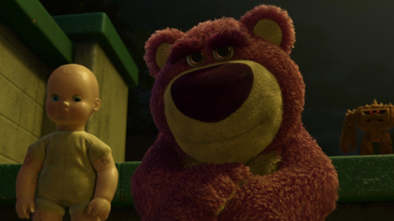 Lotso and other toys staring 