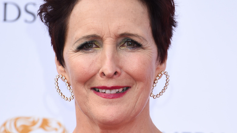Fiona Shaw smiling