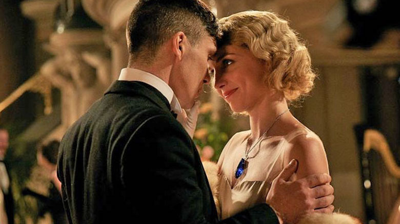 Grace and Tommy Shelby dancing