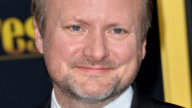 Rian Johnson smiling