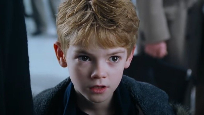Thomas Brodie-Sangster looking shocked