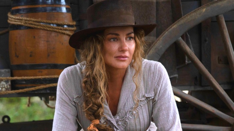 Faith Hill is upset about something in 1883
