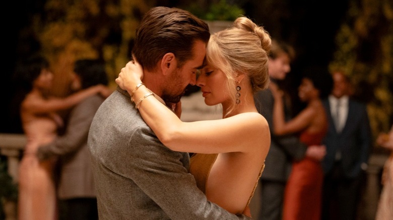 Sarah and David dancing at a wedding in A Big Bold Beautiful Journey (2025)