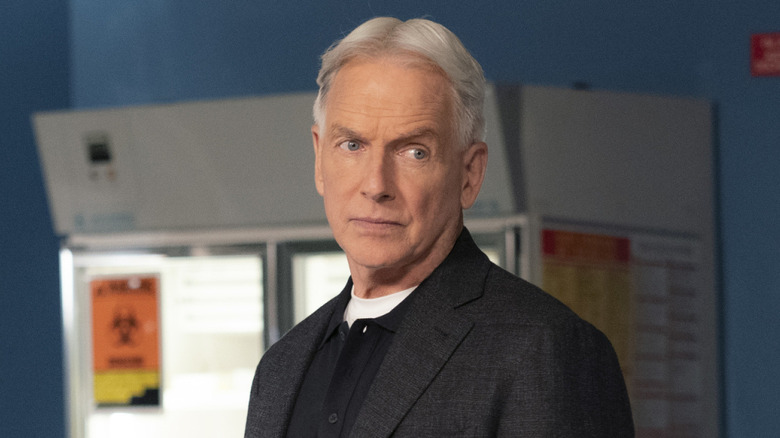 Gibbs standing in a laboratory on 